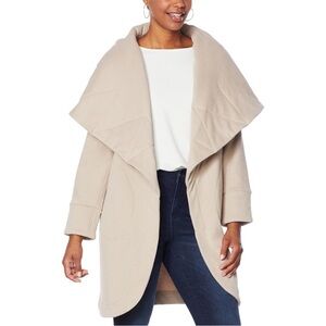 Bagatelle Shawl Collar Coat Draped Blazer Jacket Quilted Size Small/Medium